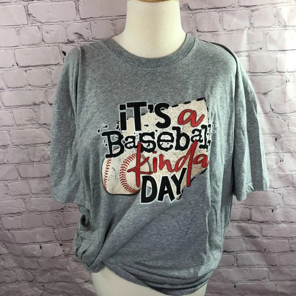 NWT next level boutique graphic tshirt It's a baseball kinda day XXL - Picture 3 of 9